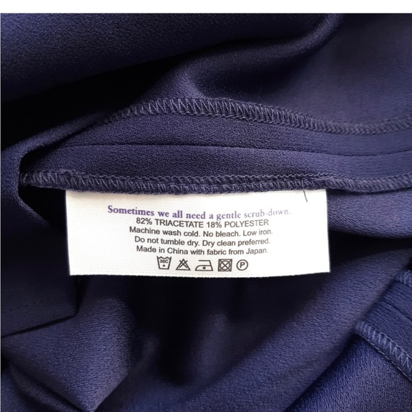 NWT. M.M. Lafleur | Tory 5.0 Dress - Crepe : Dark Iris - Picture 6 of 6